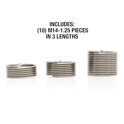 OEMTOOLS 25649 14mm Cylinder Head Rethreaded Kit, Mechanic’s Tool for Rethreading Cylinder Heads, Includes Combination Tap/Reamer, & 3/8", 7/16", 1/2" & 3/4" Inserts, Rethread Aluminum Heads Only - Image 2