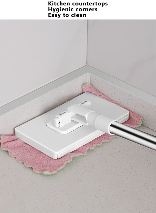 ممسحة، ممسحة منشفة للوجه، تصميم لا يتسخ، غسيل بدون استخدام اليدين، تفكيك بزر واحد، مشبك تلقائي للمناديل المبللة للاستخدام الثانوي - Image 5