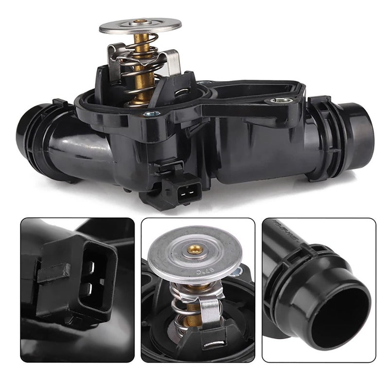 KAKO Thermostat For BMW 1999-2006 E46 E39 X5 X3 Z3 Z4 323ci 325i 325xi 330i 525i 530i Thermostat,Thermostat Housing Assembly Replace# 11537509227 11530139877 11531437040 11531436823 - Image 3