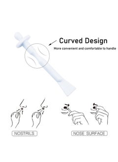 Bluezoo BlueZOO 60PCS Nose Wax Applicator Sticks Spatulas for Nostril Nasal Cleaning Ear Hairs Eyebrow Facial Hair Removal  - Image 4