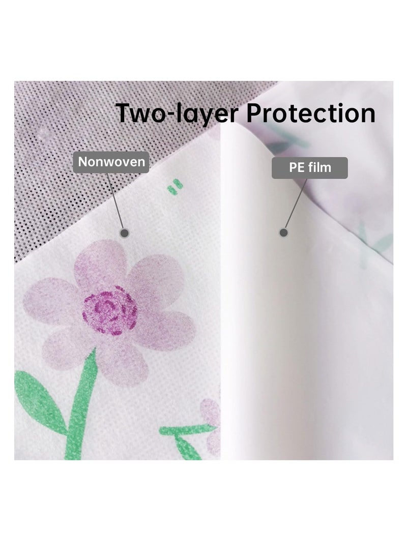 ECVV ECVV 20 Pack Disposable Toilet Seat Covers Extra Large & Waterproof Perfect for Kids Adults & Potty Training - Individually Wrapped for Travel & Public Restrooms(24.4â€x25.2â€) - Image 3