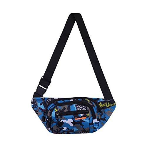 AIBEARTY Kids Fanny Pack Boys Small Camouflage Waist Pack Belt Waist Bag Pack Pouch with Adjustable Strap for Children Sport Running, Camping, Trip - Image 4