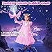 EagleStone Princess Bubble Wands for Kids Bubble Machine for Toddlers LED Light Music Bubble Toys with 1 Liion Battery Outdoor Easter Birthday Toys for Toddlers 3 4 5 6 7 8 Year Old Girl Gifts - Image 4