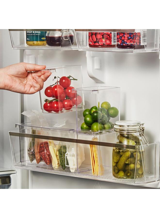 erorex Storage Box For Fridge, Set Of 3, Transparent - Image 3