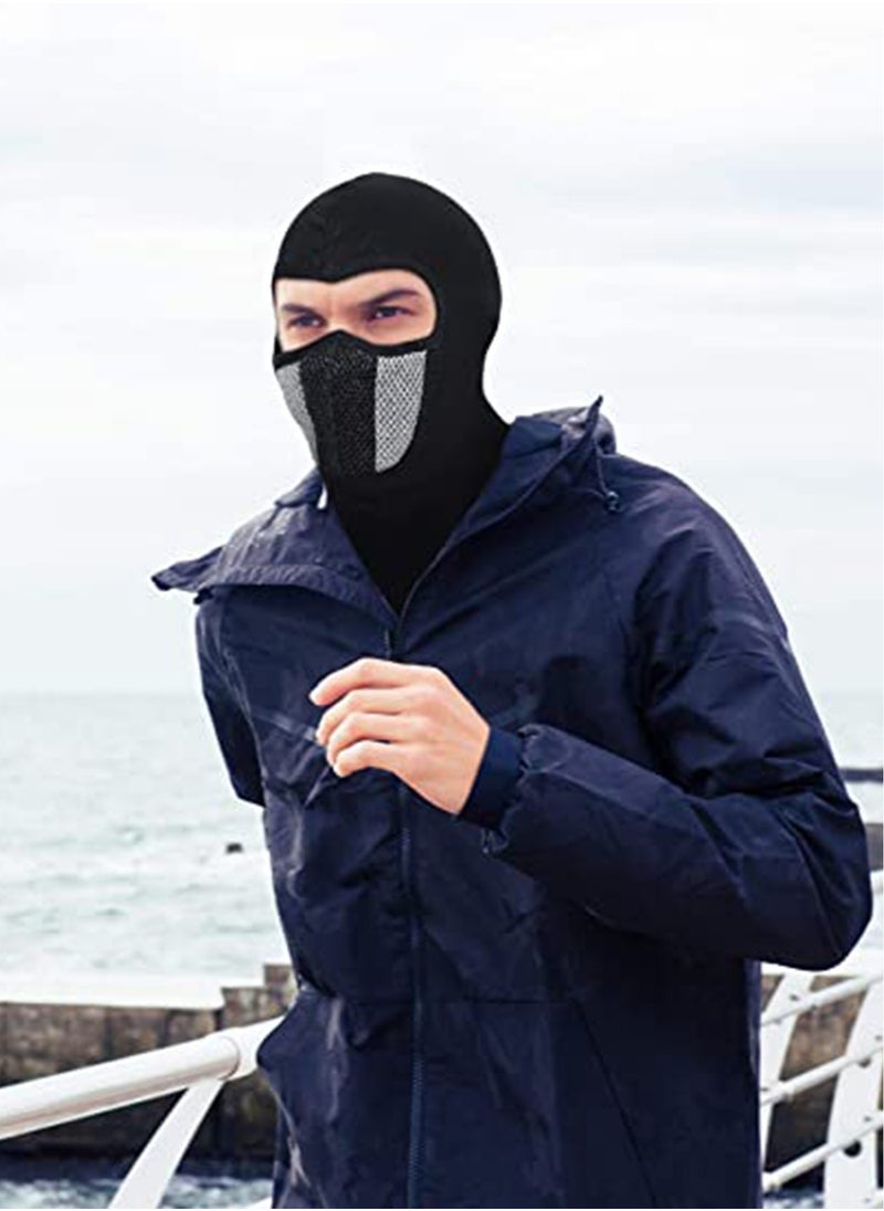 KASTWAVE 4 Pieces Ski Mask Balaclava Face Mask for Winter Full Face Cover Designed with 1 Hole and Breathing Holes for Men Women Windproof Winter Hat Cold Weather Protection for Motorcycle Riding Bike Cycling  - Image 2
