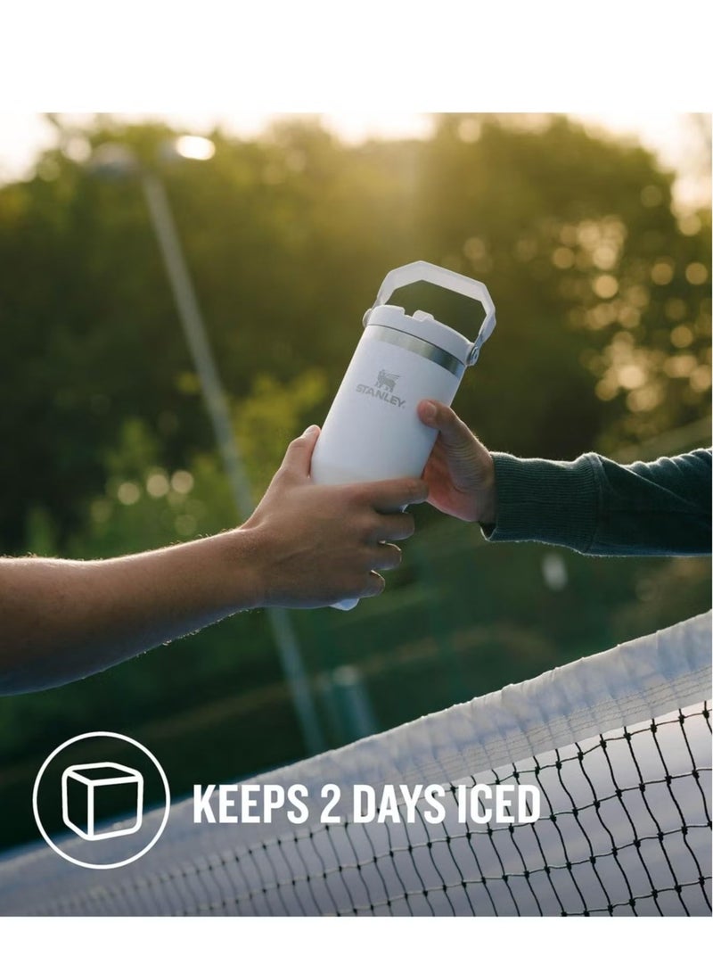 Stanley IceFlow 30 oz Stainless Steel Tumbler with Leak-Resistant Flip Straw - Vacuum Insulated Water Bottle for Home, Office, or Car, Keeps Drinks Cold for 12 Hours, Frost Color – Durable, Stylish, Spill-Free Hydration for On-the-Go - Image 2