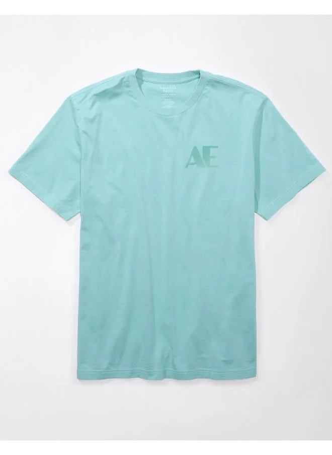 American Eagle Graphic Logo Crew Neck T-Shirt