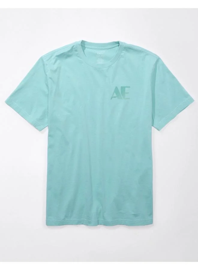 American Eagle Graphic Logo Crew Neck T-Shirt