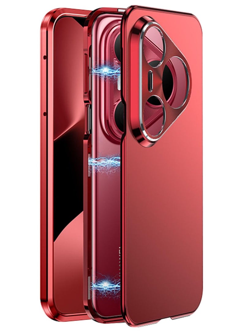 general Metal Frame Case Compatible with Huawei Pura 80 Ultra, Camera Protection Thin Shockproof Scratch-resistant Cover Magnetic Installation Housing