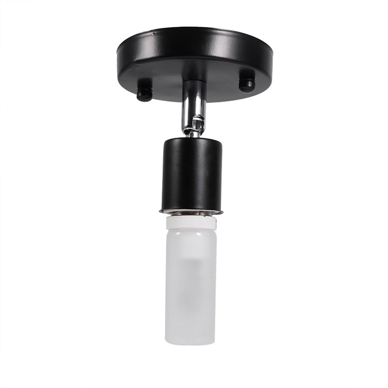 E27 Modern Vintage Ceiling Light Wall Lamp Bulb Holder Single Socket 180° Rotating White - Image 3