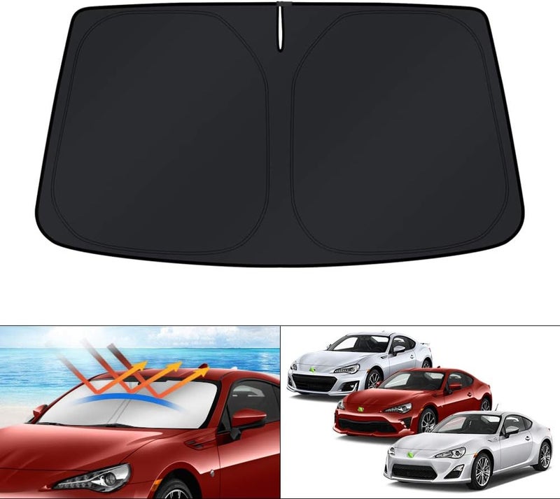 KUST Windshield Sun Shade for Toyota 86, GR86, Subaru BRZ, and Scion FR-S (2012-2023) - Image 1
