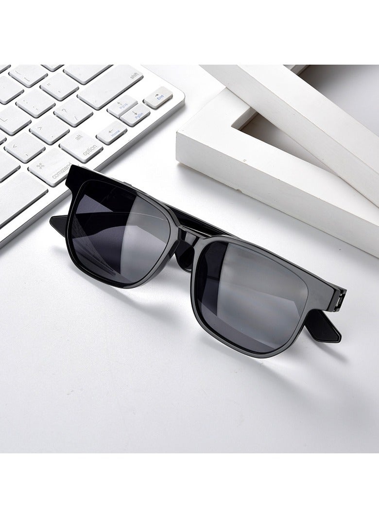 نظارات شمسية مضادة للضوء الأزرق، سماعة رأس بخاصية البلوتوث، نظارات ذكية صوتية بتقنية الذكاء الاصطناعي - Image 1