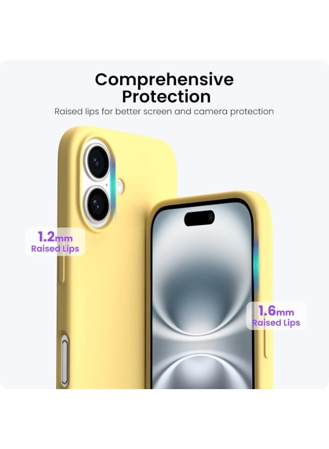 حافظة آيفون 17 من السيليكون الناعم السائل لهاتف آيفون 17 مع بطانة داخلية من الألياف الدقيقة حافظة هاتف واقية مضادة للصدمات لهاتف آيفون 17 6.3 بوصة - Image 5