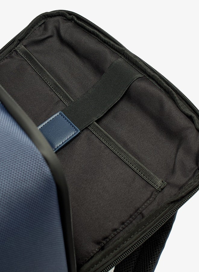 DUCHINI Men's Solid Backpack with Adjustable Straps and Zip Closure - Image 5