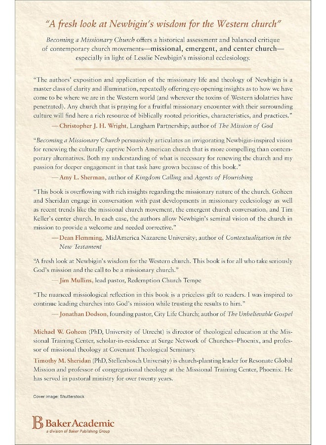 Becoming a Missionary Church - Lesslie Newbigin and Contemporary Church Movements - Image 2