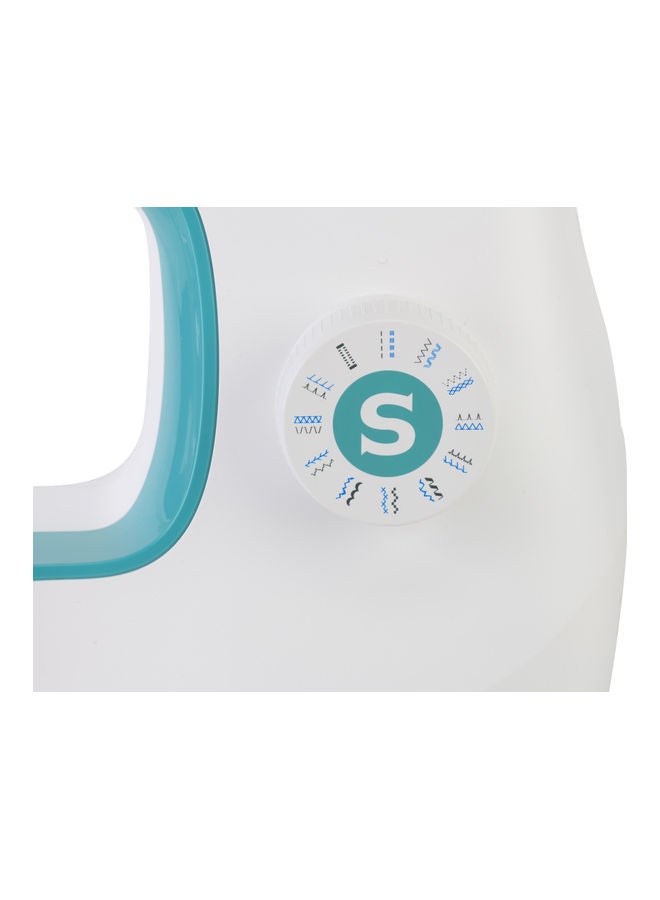 SINGER Sewing Machine Mechanical, 23 Stitches, Adjustable Stitch Length And Width, Free Arm, LED Light, Needle Threader, One-Step Buttonhole, Heavy Duty SGM-M3305 White/Blue - Image 5