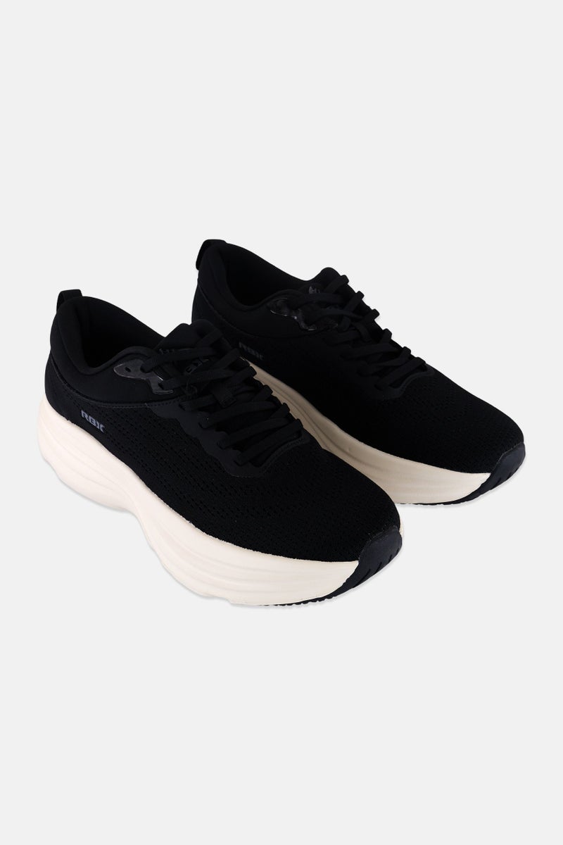 RBX أحذية خارجية للرجال مزودة بأربطة بشعار العلامة التجارية، سوداء - Image 1