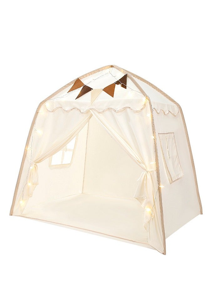 DUNISO Extra Large Kids Play Tent with Star Lights, Portable Foldable Tent, Indoor and Outdoor Playhouse for Boys and Girls, 130x100x130cm - Image 1