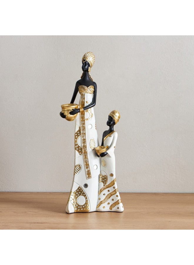 Home Box Marcel Polyresin Lady with Kid 15 x 8.5 x 36.5 cm - Image 1