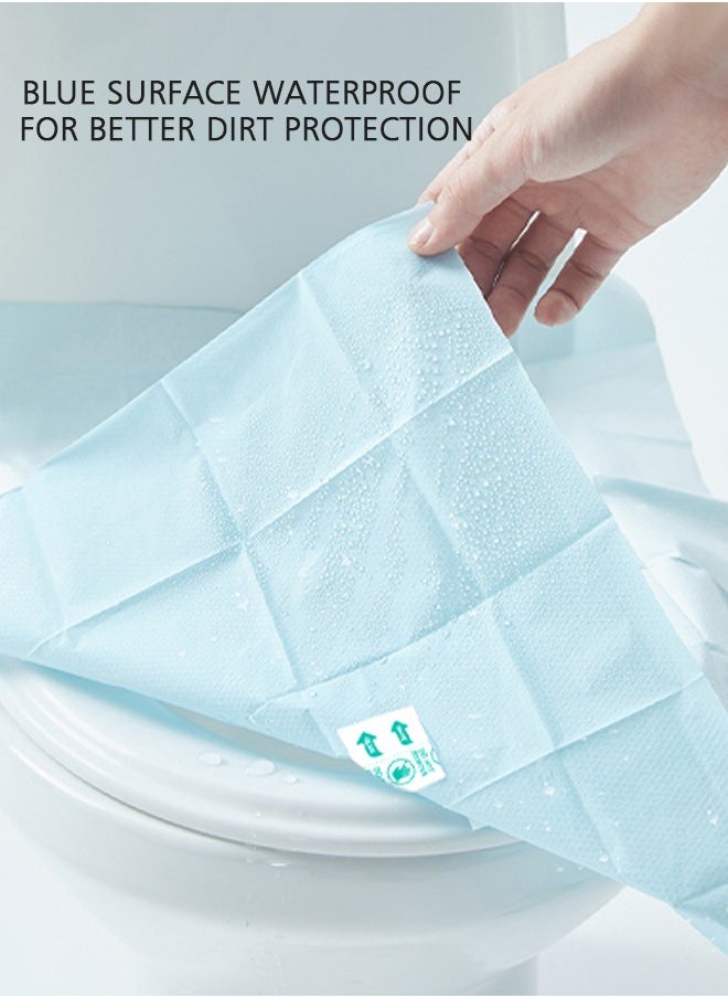 6Pcs Toilet Seat Covers Disposable Toilet Training Seat Covers Individual Package for Travel Friendly Packing for Kids Potty Training and Adult
