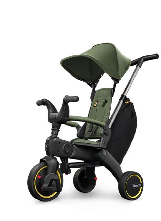 Doona - Doona Compact Folding Trike, Desert Green, 10 months - 3 Years - Image 1