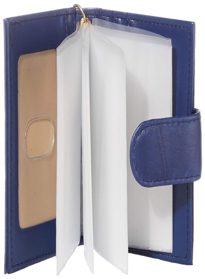 Buxton womens Heiress Pik-Me-Up® Tab Card Case, navy, One Size - Image 3