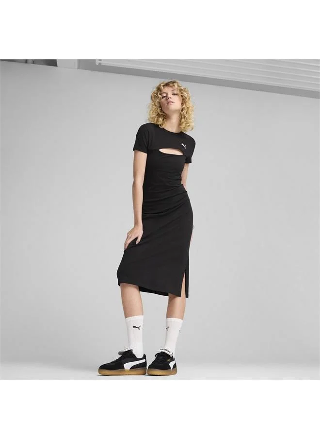 WARDROBE Essentials Midi Cut-Out Dress Women