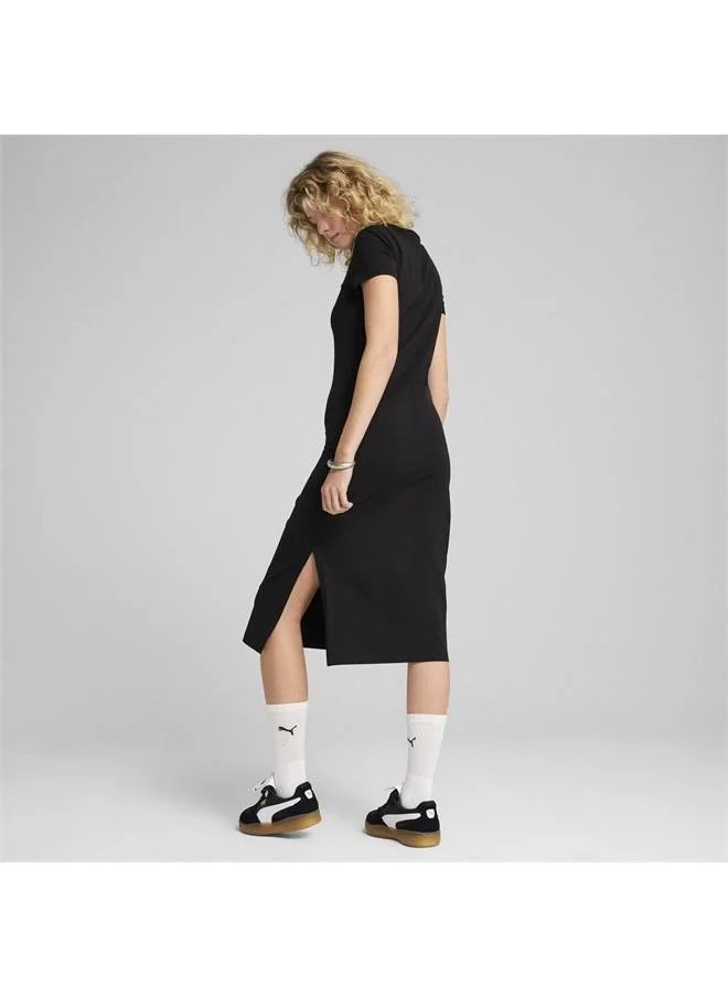 Puma WARDROBE Essentials Midi Cut-Out Dress Women