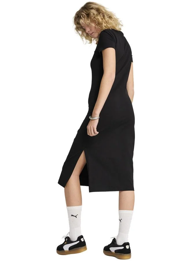 Puma WARDROBE Essentials Midi Cut-Out Dress Women