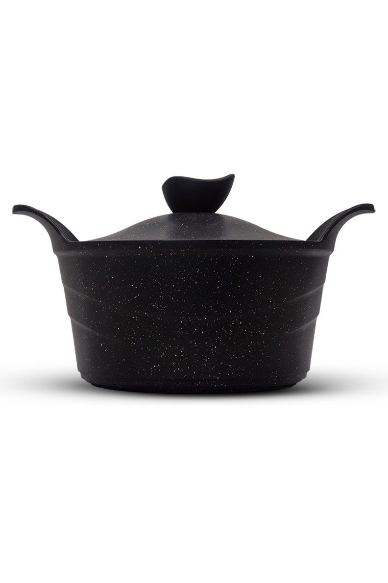 Easy Cook Non-Stick Cooking Pot – 24 cm – Black