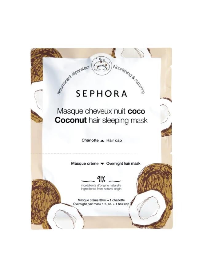 SEPHORA Overnight hair mask A natural coconut hair sleeping mask