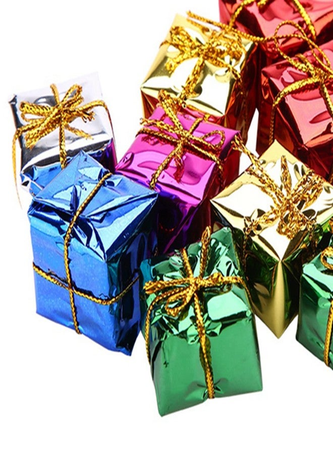 VINGVO Mini Christmas Tree Ornaments Set, Birthday Ornaments for Tree 12PCS Mini Boxes Box Pendant Hanging Ornament for Christmas Tree Xmas Parties Decor - Image 4