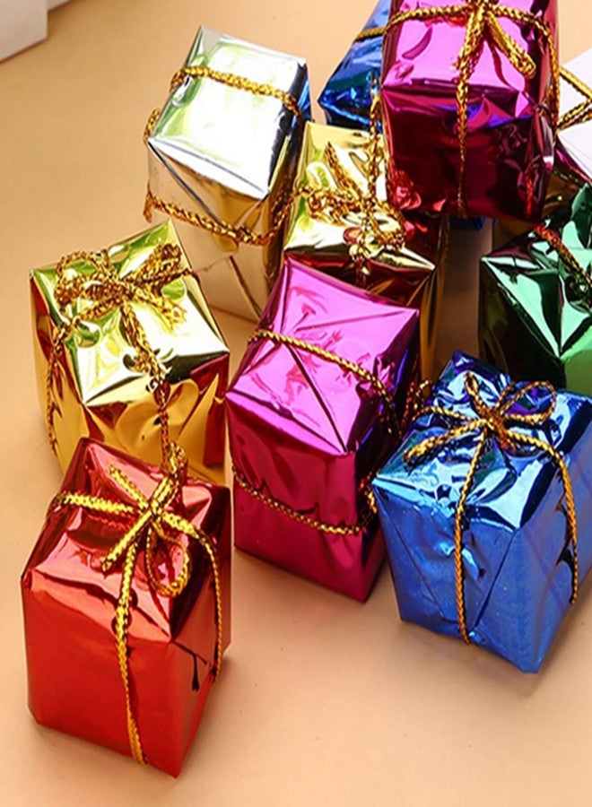 VINGVO Mini Christmas Tree Ornaments Set, Birthday Ornaments for Tree 12PCS Mini Boxes Box Pendant Hanging Ornament for Christmas Tree Xmas Parties Decor - Image 5