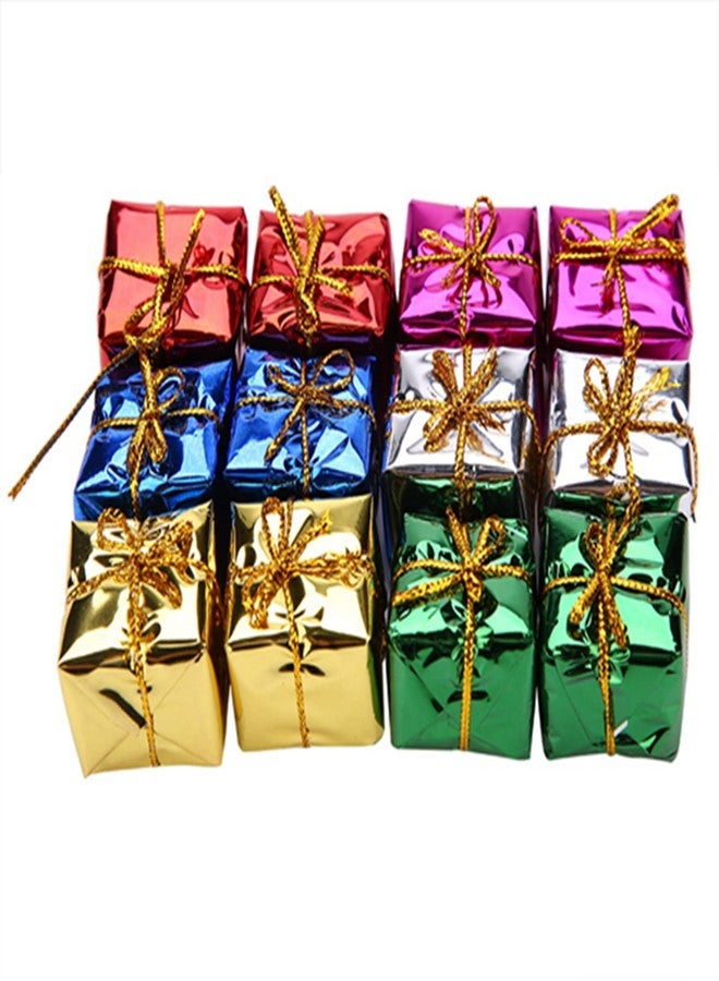 VINGVO Mini Christmas Tree Ornaments Set, Birthday Ornaments for Tree 12PCS Mini Boxes Box Pendant Hanging Ornament for Christmas Tree Xmas Parties Decor - Image 3