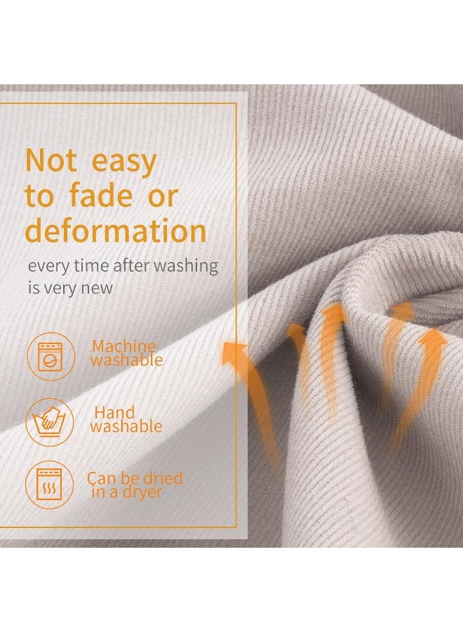 Pucmaoci Corduroy Baby Lounger Cover for Dockatot Deluxe + | 100% Cotton Hypoallergenic Newborn Premium Quality Spare Cover(Cover Only) (Grey) - Image 4