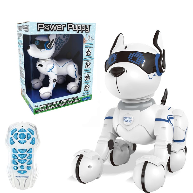 LEXiBOOK Power Puppy My Smart Dog Robot to Train Programmable Robot with Remote Control Training and Gesture Control Function Dance Music Light Effects Toy for Children DOG01 - Image 2
