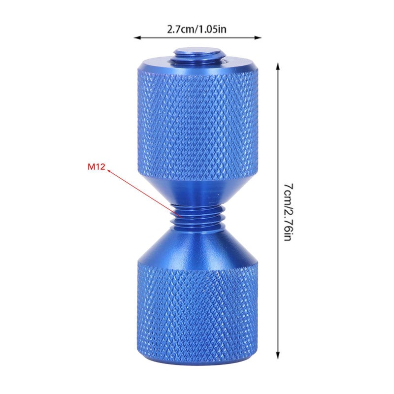 2pcs Flange Alignment Pin Anodized Aluminum 1 1 8in Double Hole Pins for 0.5 to 14in 150LB Pipe Flanges Lightweight Alignment Tool for Piping Projects Blue - Image 4
