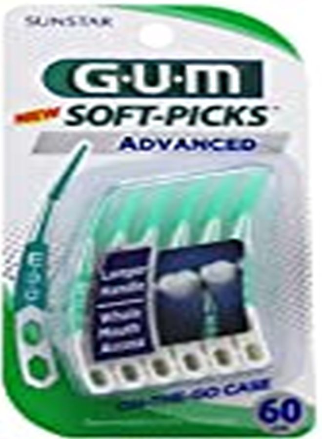 Gum 650R Soft-Picks Advanced Dental Picks, 60 Count - Image 3