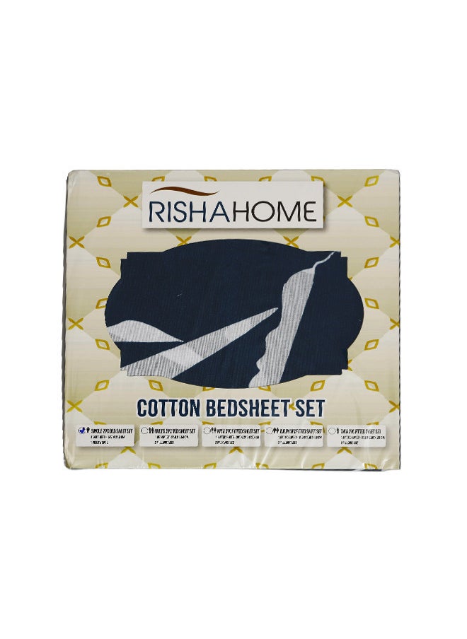 RISHAHOME Dreamweave 200TC 2-Piece Bedsheet Set Single Size 1xBedsheet (147x240 Cm) ,1xPillow Case (50x75 Cm)|Bedding,Linen,Bed sheet set,Bed Linen Collection,Single bedsheet set  - Image 4