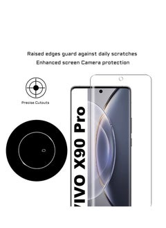 RINCO Screen Protector for vivo v30/V30 Pro/V29/V29 Pro/X90/vivo X90 Pro, TPU Soft Protective Film, Protector Film, [2 Pack] [Fingerprint Recognition] [Case Friendly] [Full Coverage], TPU Ultra HD Soft Film  - Image 1