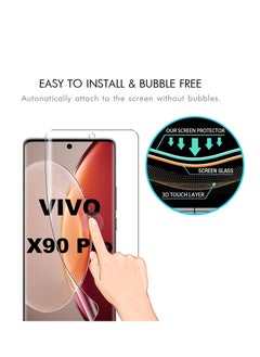 RINCO Screen Protector for vivo v30/V30 Pro/V29/V29 Pro/X90/vivo X90 Pro, TPU Soft Protective Film, Protector Film, [2 Pack] [Fingerprint Recognition] [Case Friendly] [Full Coverage], TPU Ultra HD Soft Film  - Image 4