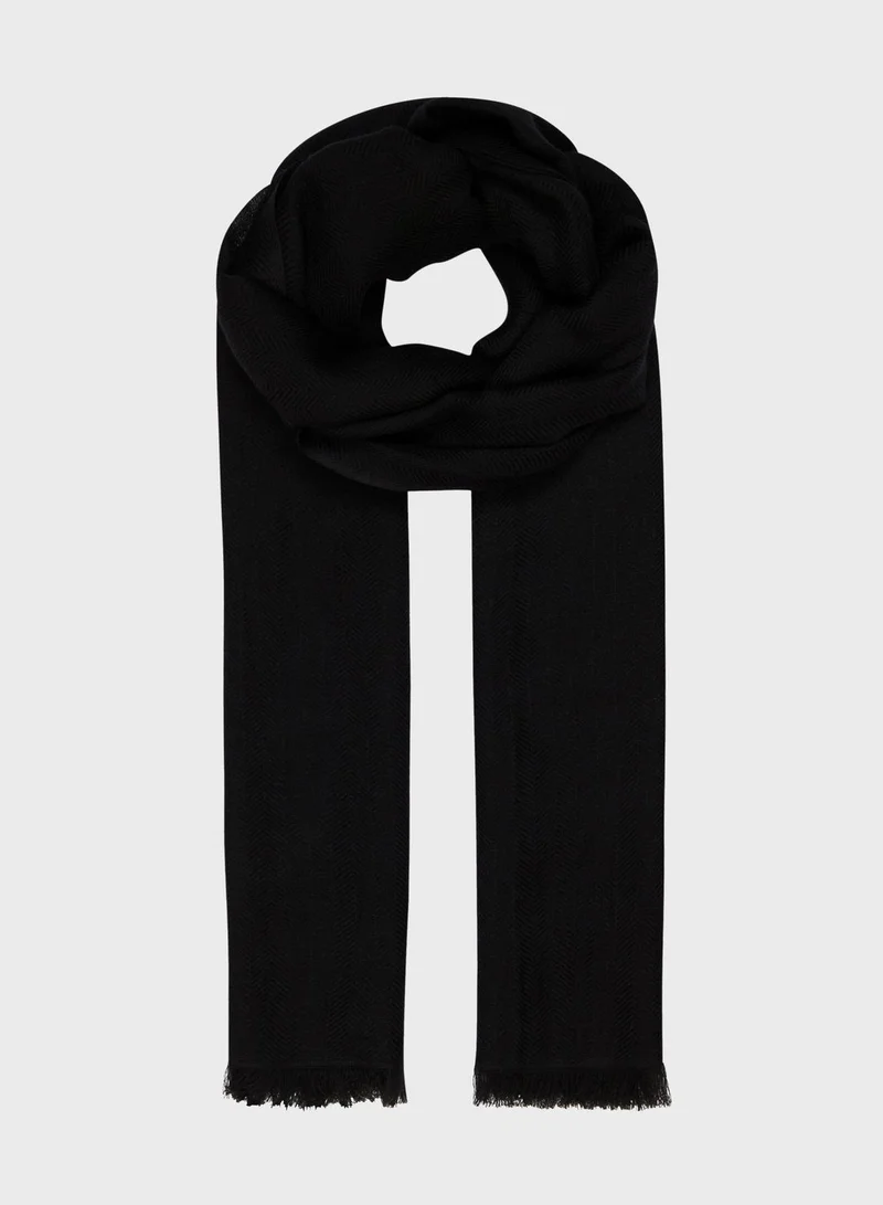 leem Chevron Weave Scarf