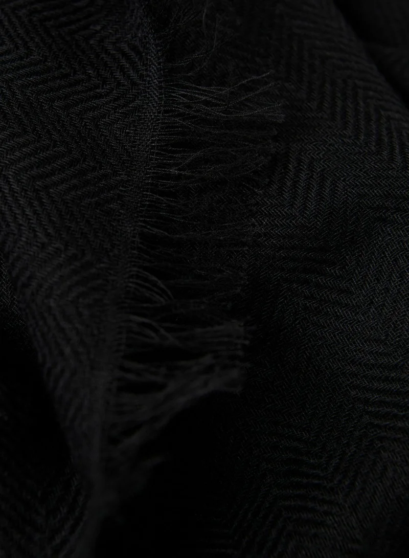 leem Chevron Weave Scarf