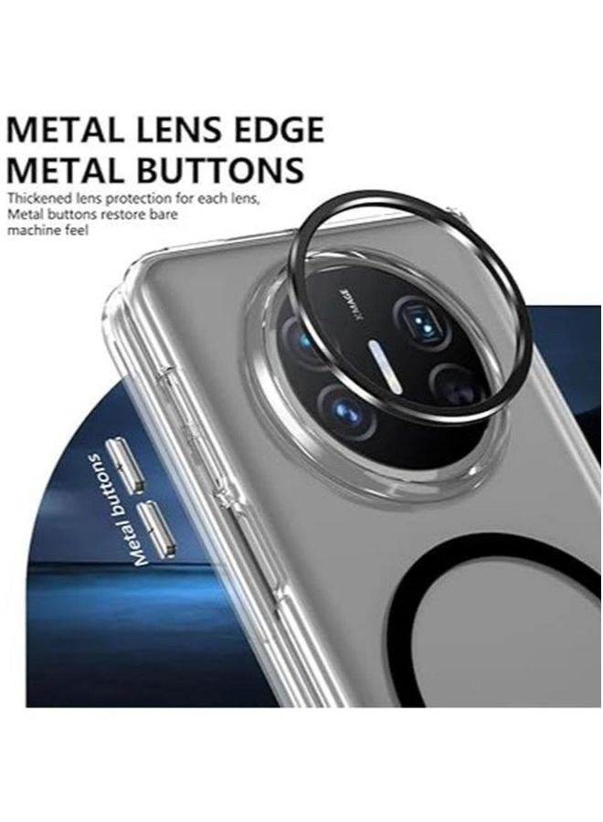 Crystal Clear Magnetic Case Compatible with Huawei Mate X5/X3, Mag-Safe, 【Strong Magnet】 【Non-Yellowing】 【Built-in Screen Protector】 Transparent Slim Cover  - Image 5