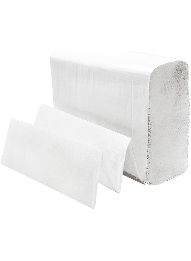 ساي مناديل يد ورقية فاخرة بطبقتين بنظام الطي المتداخل – 150 منديل × 20 عبوة × صندوقين، ناعمة، عالية الامتصاص وصحية، مناسبة لدورات المياه والمكاتب والأماكن العامة - Image 2