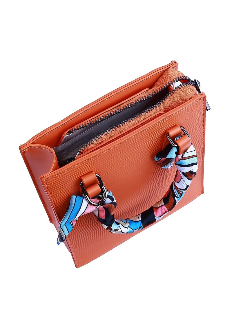 AMICA Diana Women's Mini Crossbody Bag- Orange - Image 4