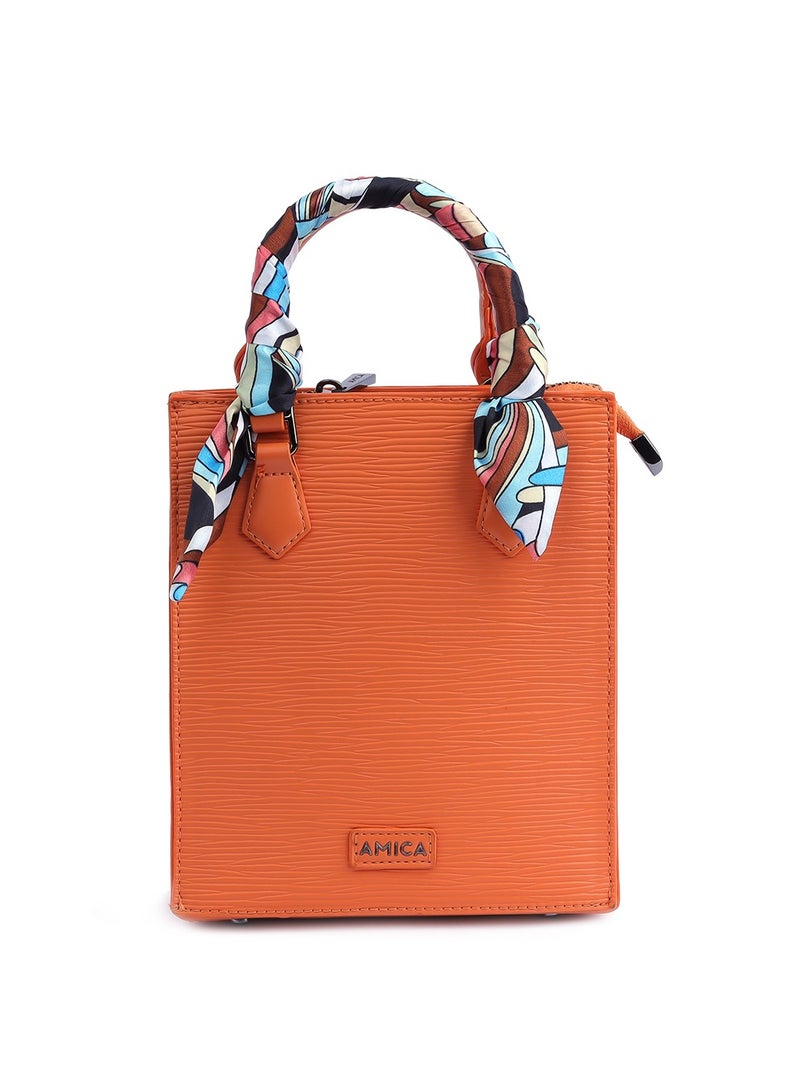 AMICA Diana Women's Mini Crossbody Bag- Orange - Image 1