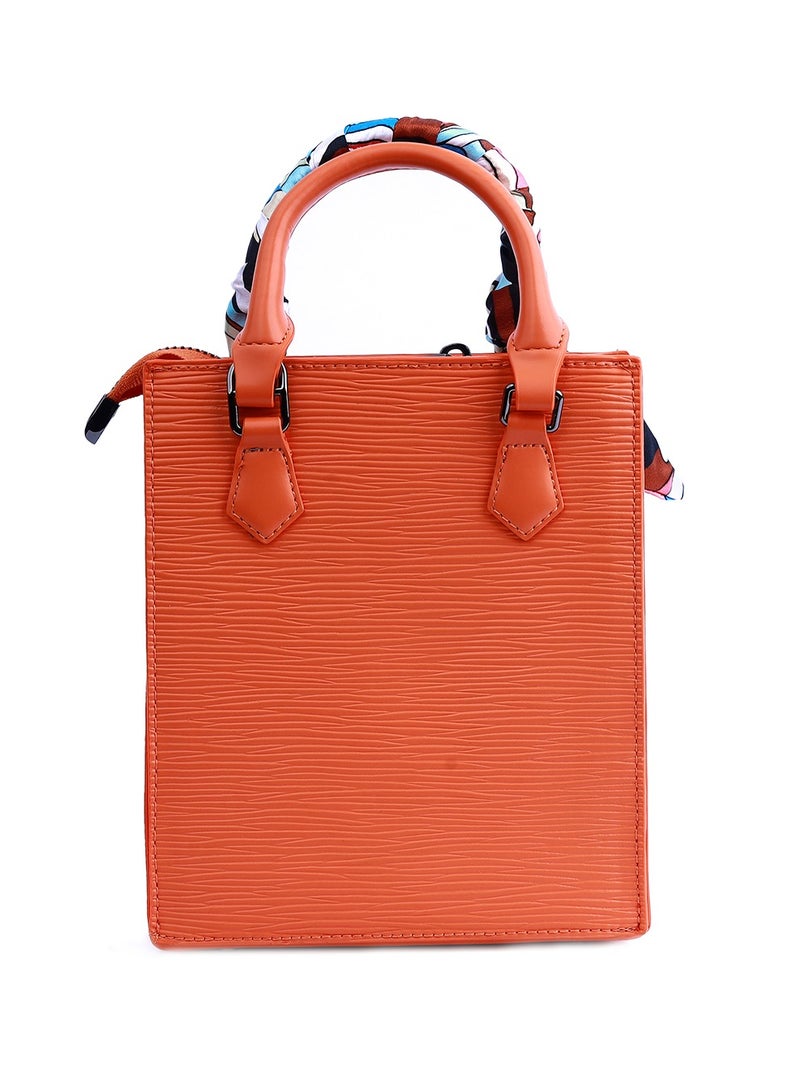 AMICA Diana Women's Mini Crossbody Bag- Orange - Image 2