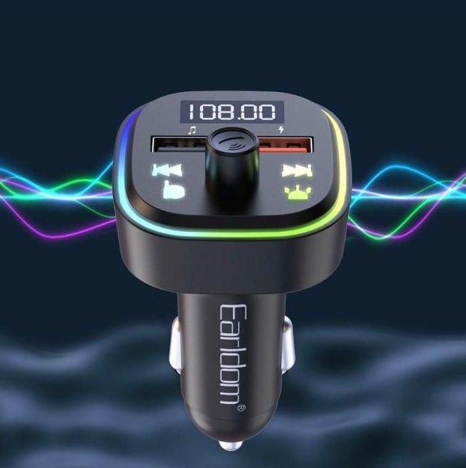 أيرلدوم شاحن سيارة بلوتوث ومحول إف إم من إيرلدوم ET-M85 بمنفذي USB (3.1 أمبير) - Image 2