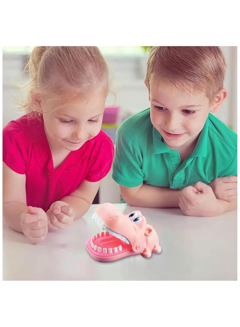 Biting Finger Toy - Biting Finger Hippo Toy | Biting Hand Dentist Toy, Interactive Mouth Biting Hand Kid Reaction Game, Biting Finger Dentist Game for Home School Supplies, Christmas - Image 2